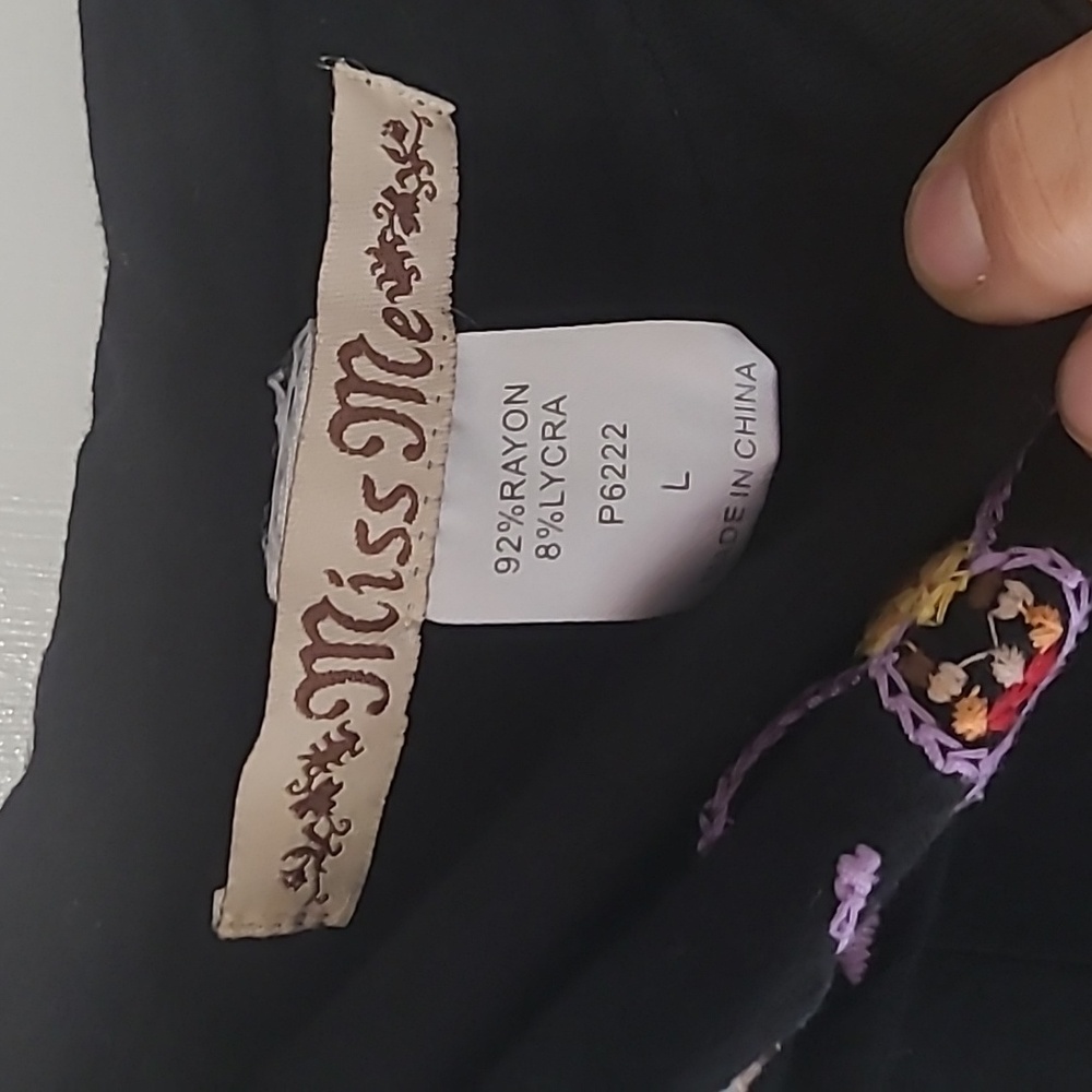 miss me wide legs pants embroidered - Picture 3 of 5